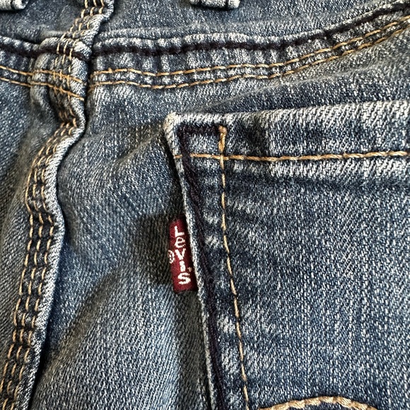 LEVI’S WOMAN CAPRI JEANS DENIM BLUE SZ 10 - Picture 11 of 16